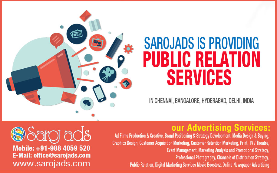 Public Relation Services, Public Relation Services in Delhi, Public Relation Services in India, Saroj Ads